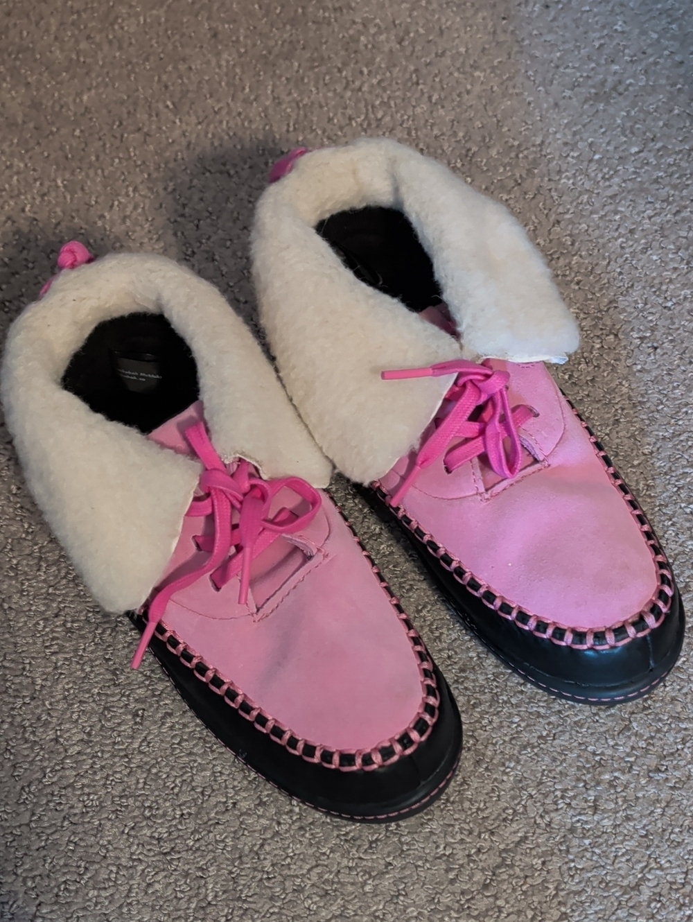 Manitobah Mukluks Kids Skoden Ankle Moccasin Pink 3